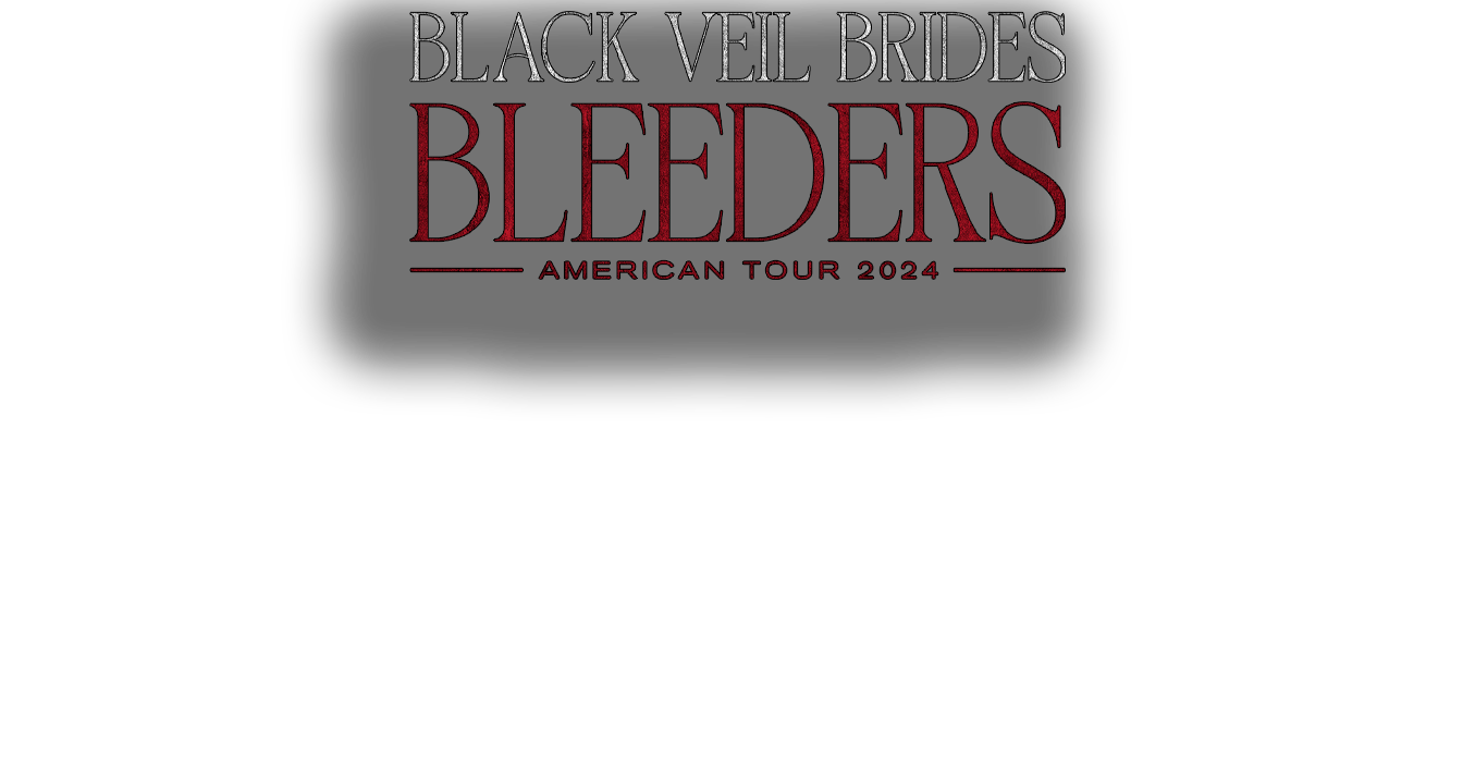 Black Veil Brides Bleeders North American 2024 Tour